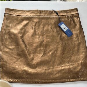 Rebecca Minkoff Gold Mini Skirt for Night Out